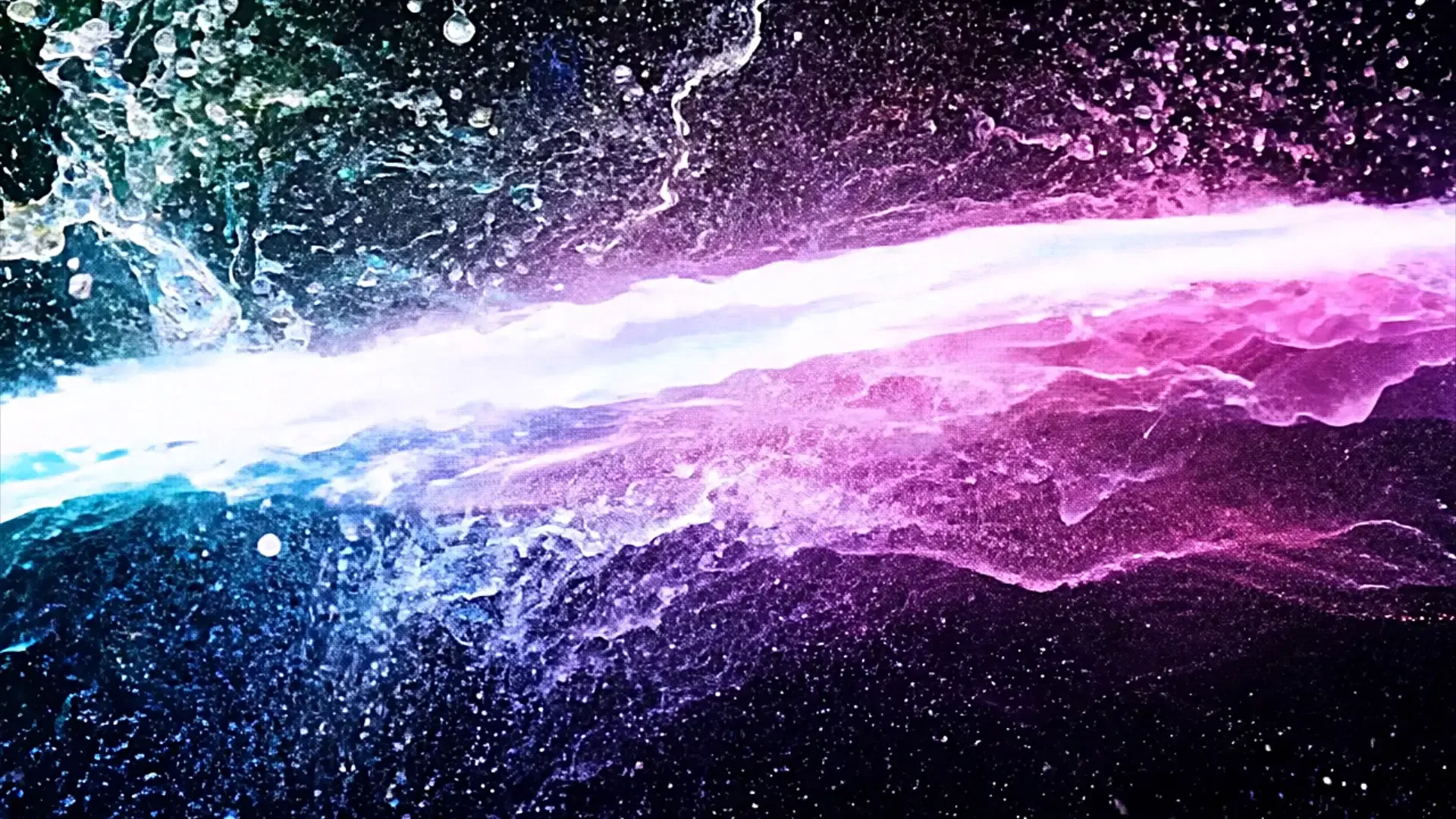 Interstellar Color Explosion Overlay for Video Projects